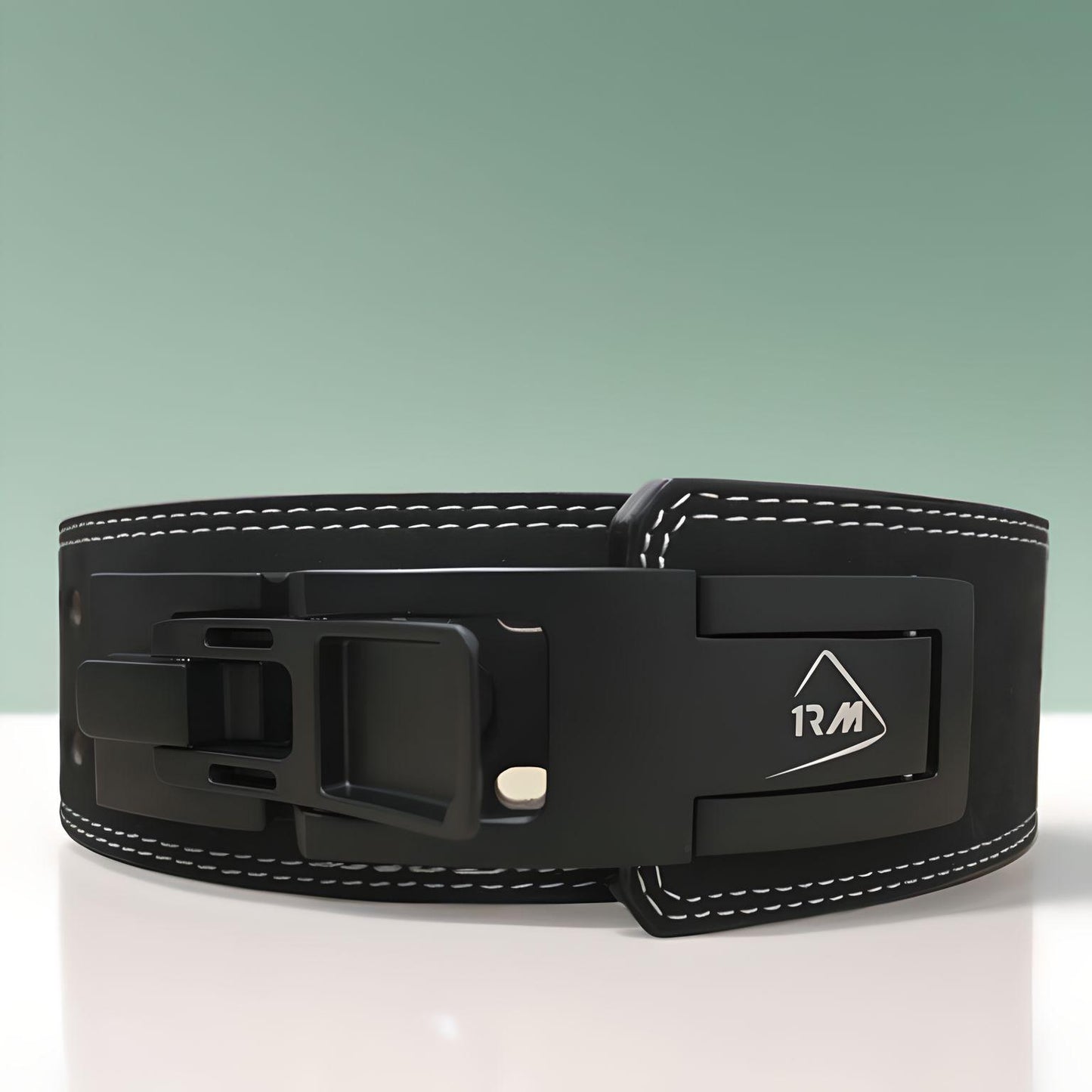 1RM Lever Belt : Black | 13mm Powerlifting Lever Belt – Heavy-Duty Gym Support