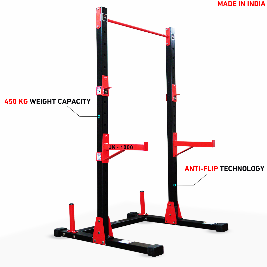 JK-1000 Squat Rack (All Black)
