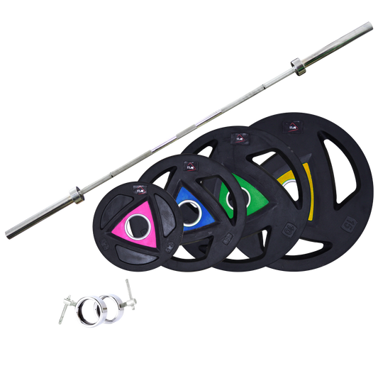 Plates & Barbell Combo