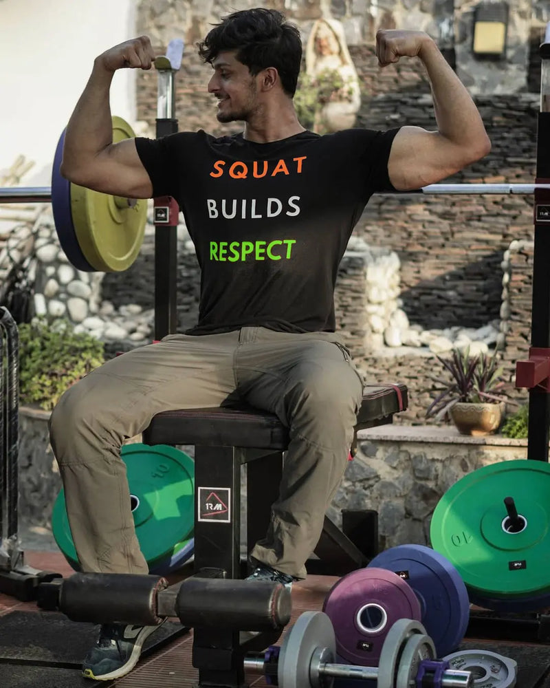 "Squat Builds Respect" (Tri Color Edition)